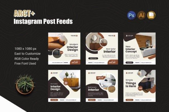 ARCT - Instagram Post Template for Stunning Visuals