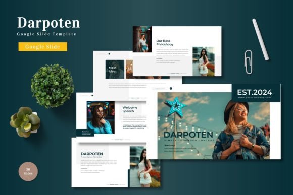 Darpoten: A Versatile Google Slide Template for Polished Presentations