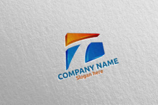 Letter T Logo Design 66: A Modern & Editable Template