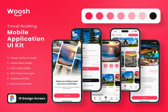 Streamline Your App Design with a Travel Booking UI Kit