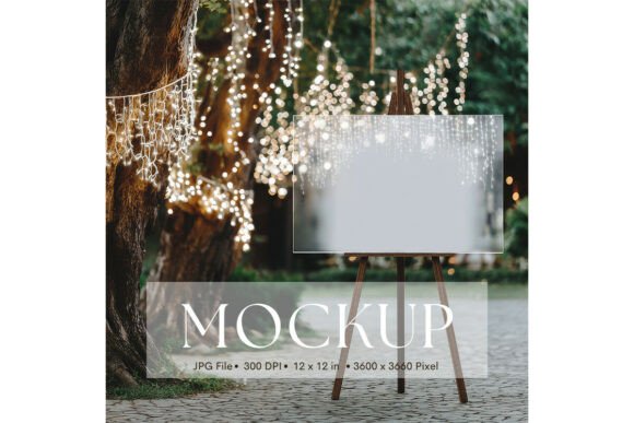 Welcome Sign, Wedding Sign Mockup_199: Showcase Your Art