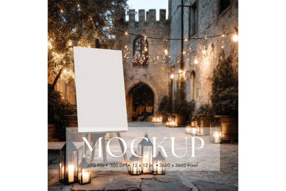 Welcome Sign, Wedding Sign Mockup_209: A Clean Design Showcase