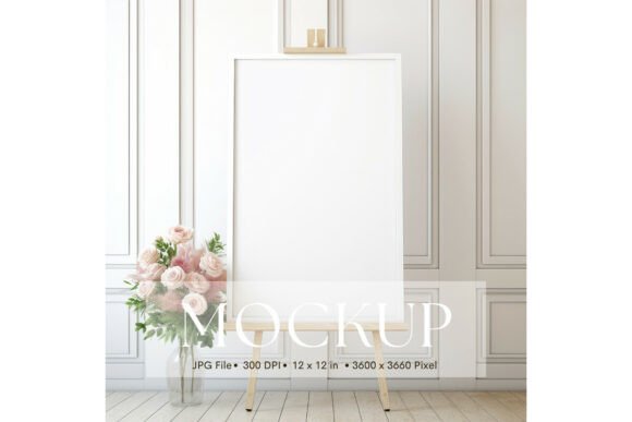 Welcome Sign, Wedding Sign Mockup_228: Showcase Your Designs