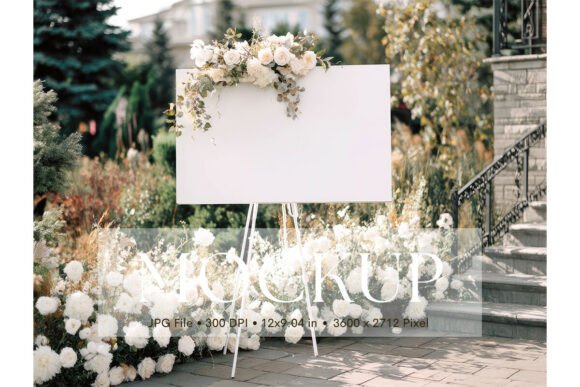 Welcome Sign, Wedding Sign Mockup_38 for Clean Design