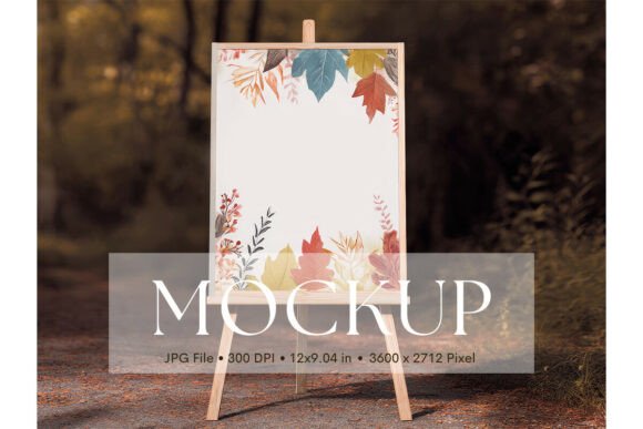 Welcome Sign Wedding Sign Mockup_9: Showcase Your Design