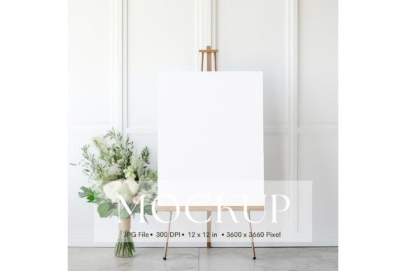 Welcome Sign & Wedding Sign Mockup for Your Designs